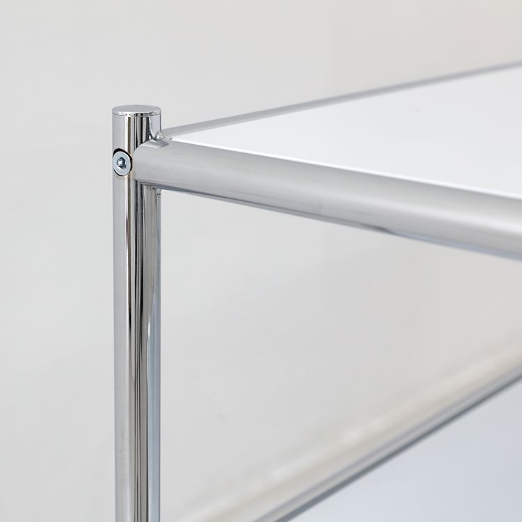 MARKET B SIMPLIE 2x2 収納棚 2ドア ホワイト スチール 幅 118cm 高さ