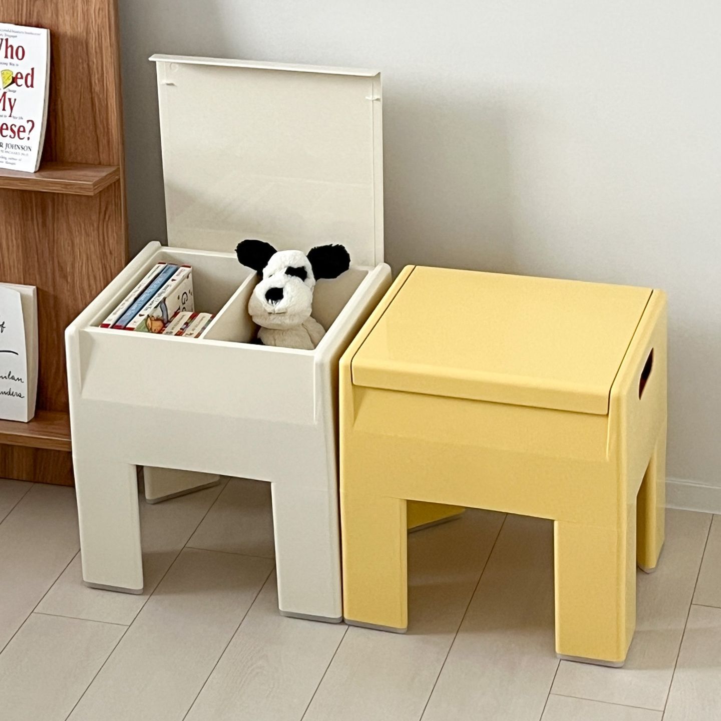 home in butter pony スツール 収納付き［4色］ グリーン イエロー 
