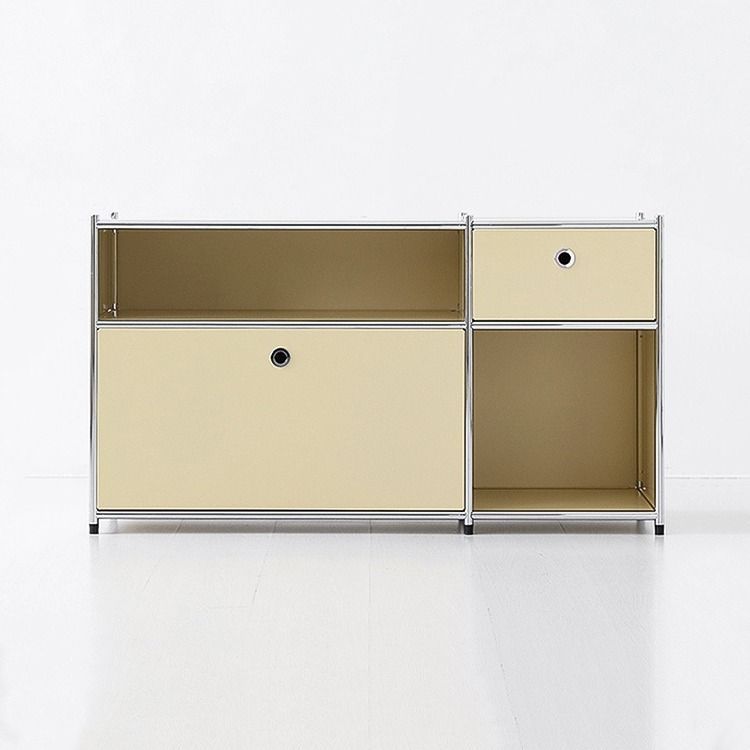 MARKET B SIMPLIE 2x2 収納棚 2ドア ブラック ベージュ イエロー