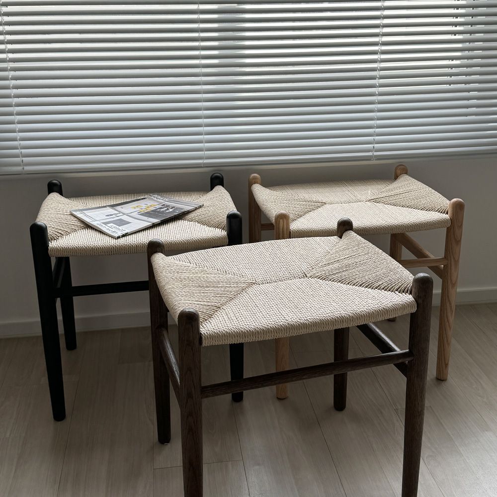 MAKI TEXTILE STUDIO インドの葦スツール「ムラ」小サイズ 07