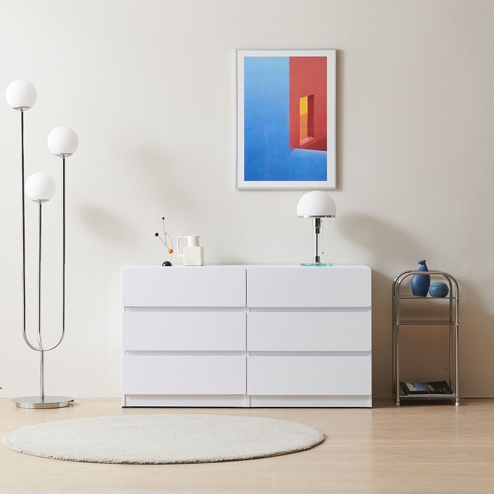 The Frigg 3列 モジュール テレビ台 310＆480＆310 引き出し2個付き