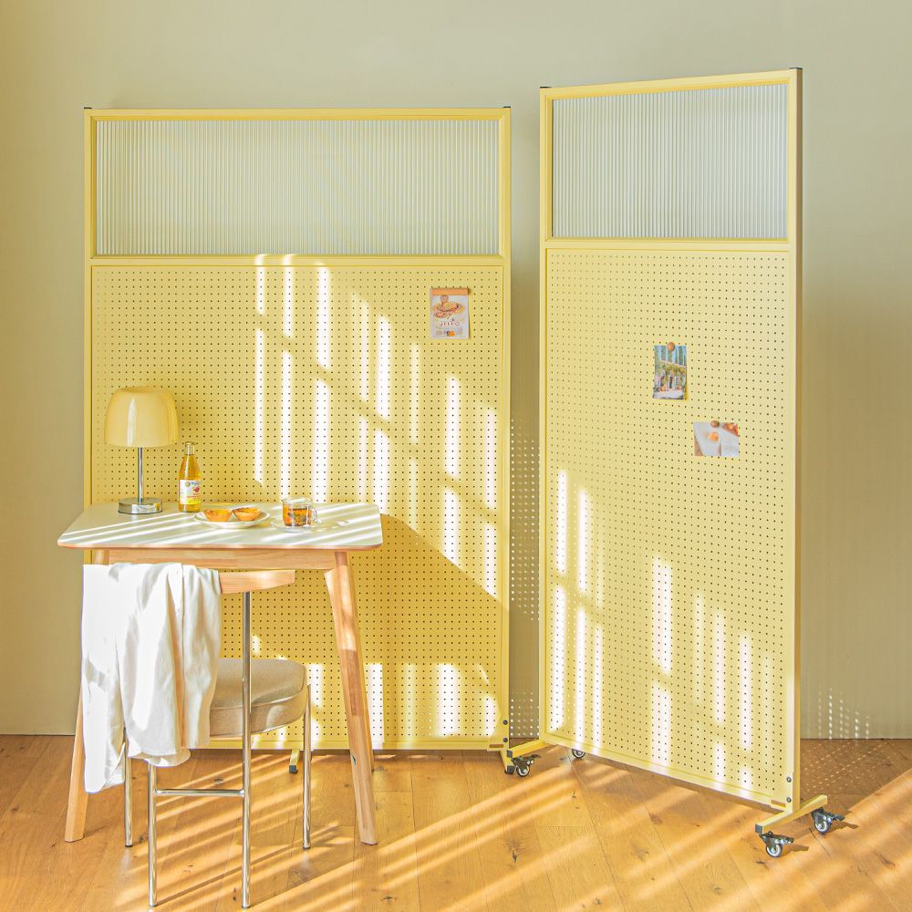 RETROHOUSE TINWOOD ガラス 穴あき版 パーティション 120cm スタンド