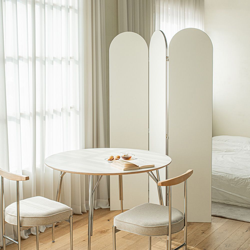 RETROHOUSE Gott 3連 折りたたみ アーチ形 パーティション 180cm