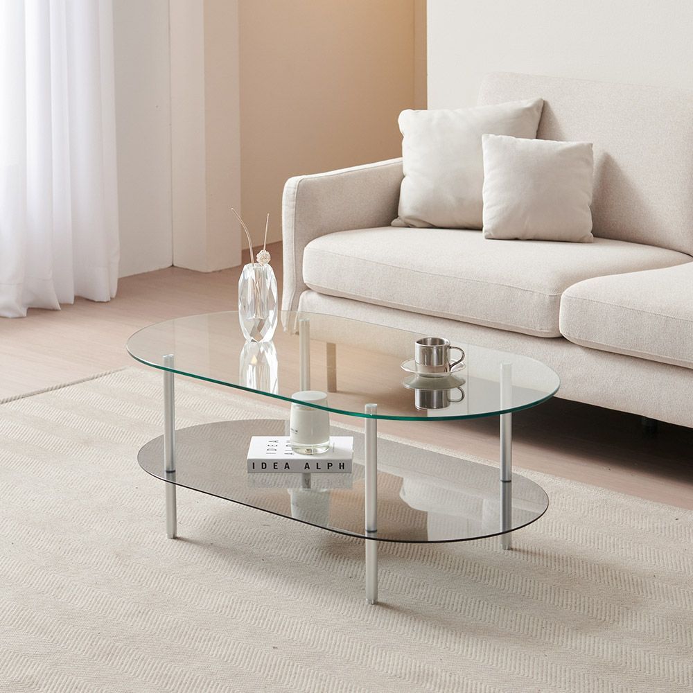 IKEA VITTSJÖ ヴィットショー ネストテーブル2点セット | ローテーブル