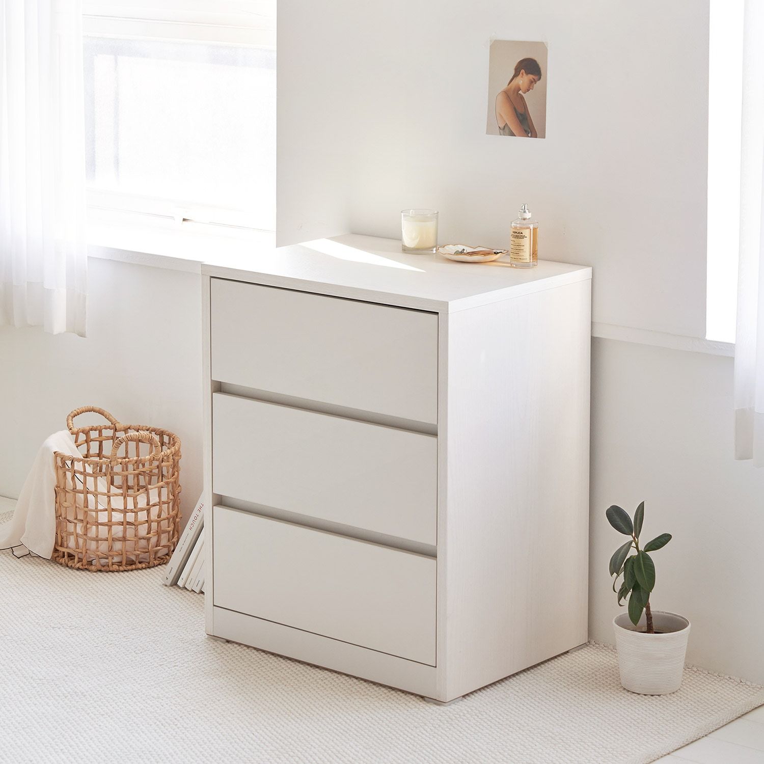 IKEA MUSKEN ムスケン チェスト（引き出し×4）［2色］ | 棚・チェスト