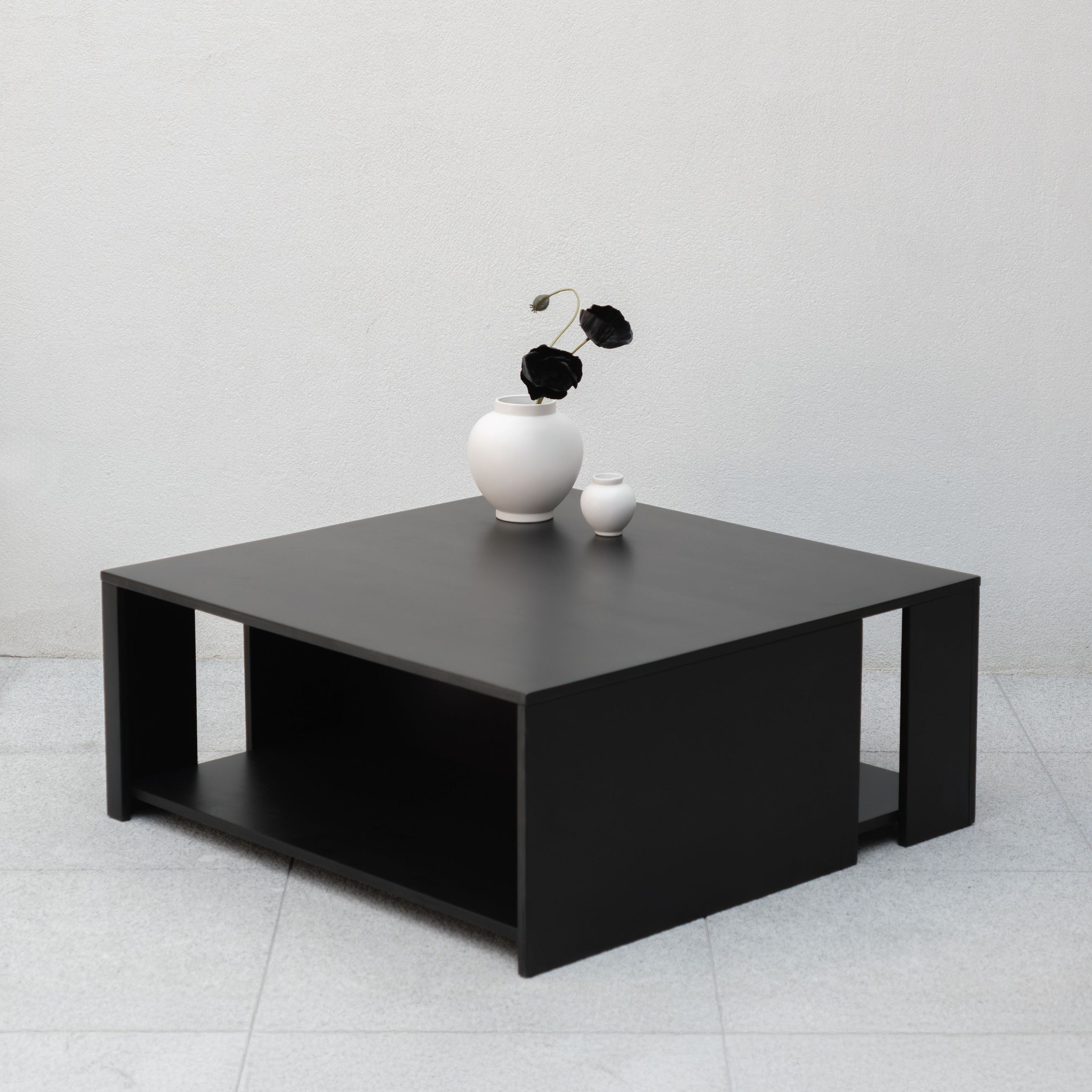 IKEA VITTSJÖ ヴィットショー ネストテーブル2点セット | ローテーブル