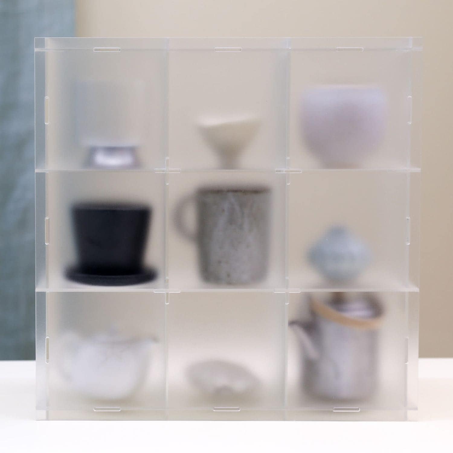 life&COLLECT カップ収納ラック SOYO9 ホワイト プラスチック 幅 36cm