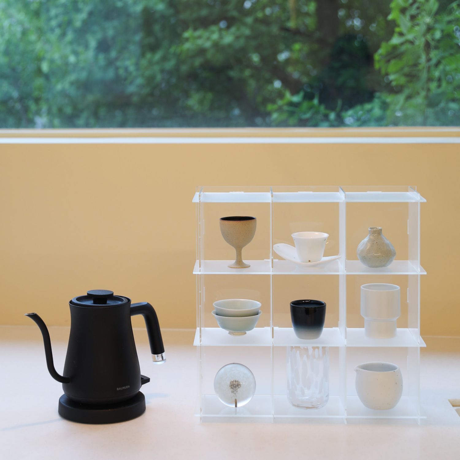 life&COLLECT カップ収納ラック SOYO9 ホワイト プラスチック 高さ