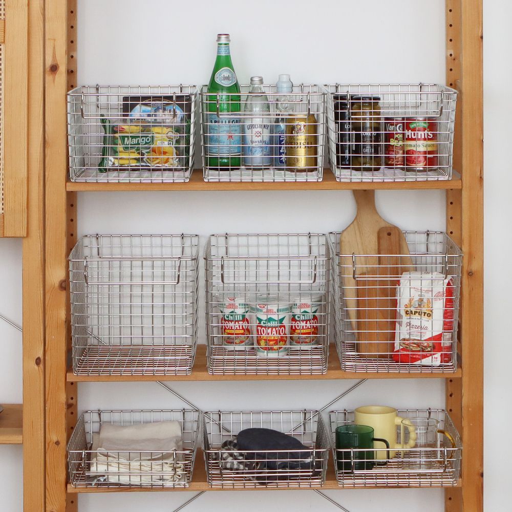 無印良品 ステンレスユニットシェルフ・ステンレス追加用ワイヤー