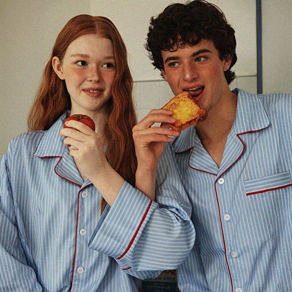 OHSELPIC THE CLASSIC 長袖 パジャマセット［2色・2サイズ］ ブルー