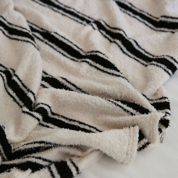 The Frigg Soft Stripe ブランケット ホワイト サイズ（横） 120cm
