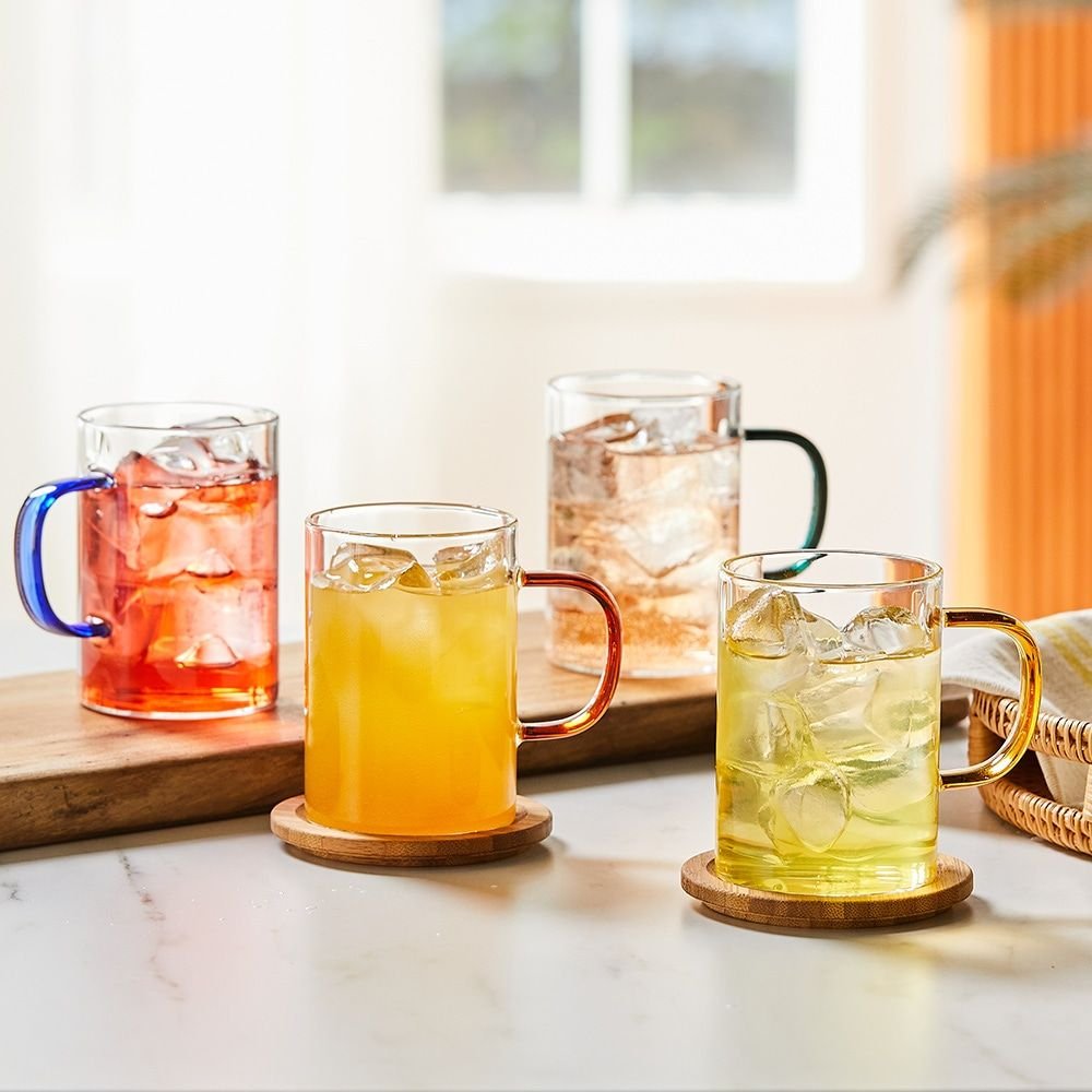 rlovehouse sama グラス 耐熱ガラス ティーマグカップ S050 500ml［2色