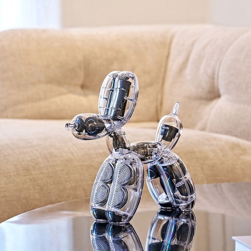 LEXON Balloon Dog Bluetooth スピーカー 充電式 透明 Bluetooth