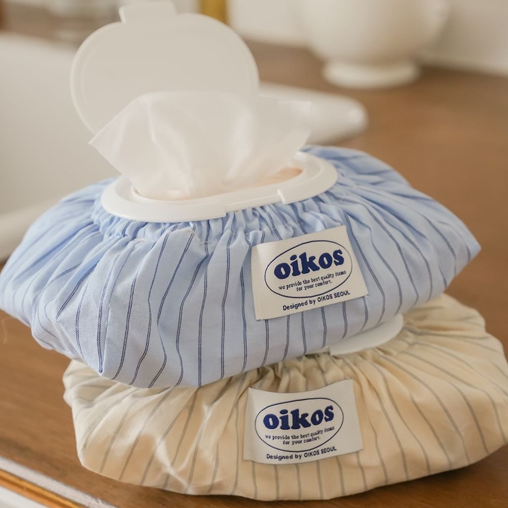 oikos ファブリック ウェットティッシュケース［5色］ ブルー ブラック