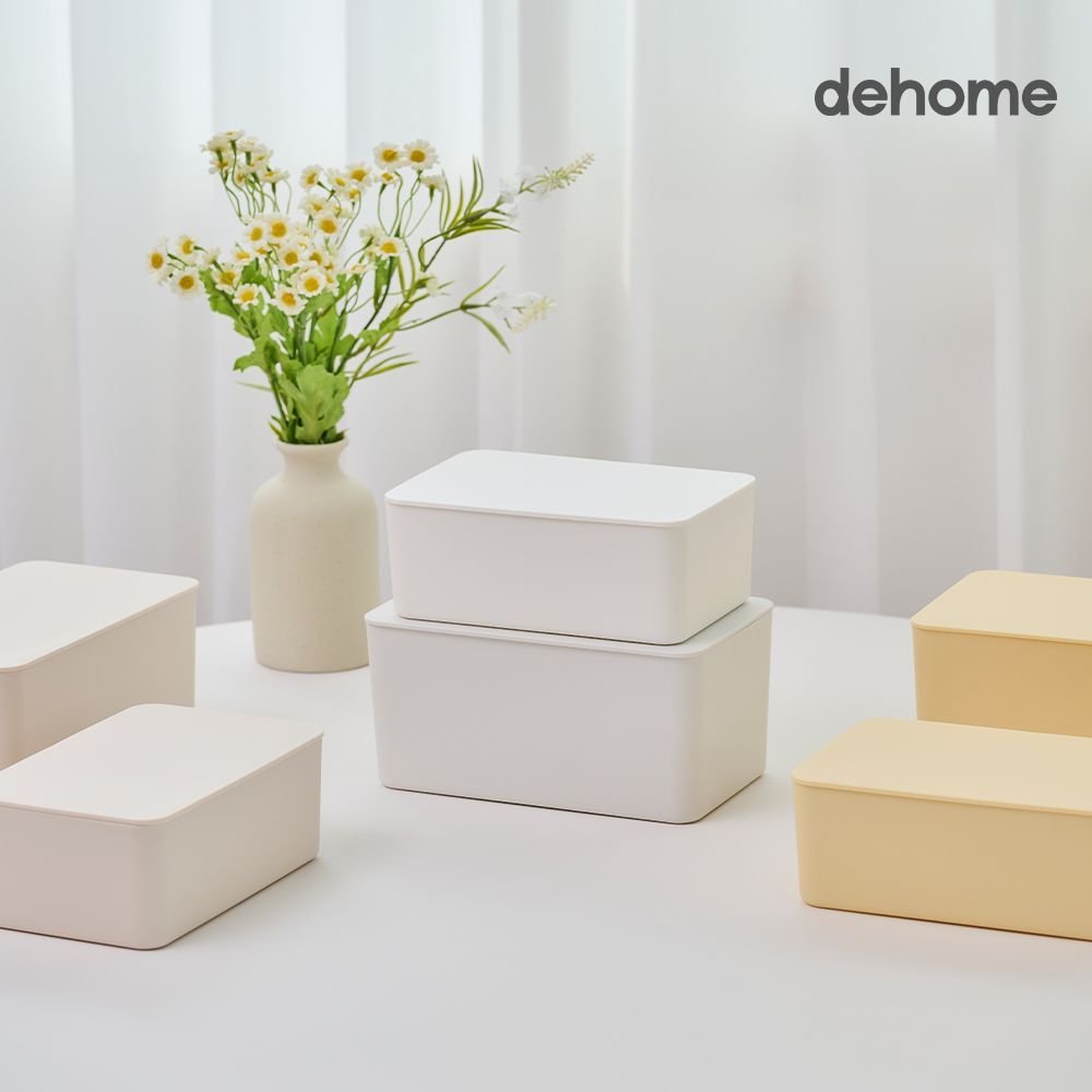 dehome ウェットティッシュ ケース［5色・2サイズ］ パープル イエロー