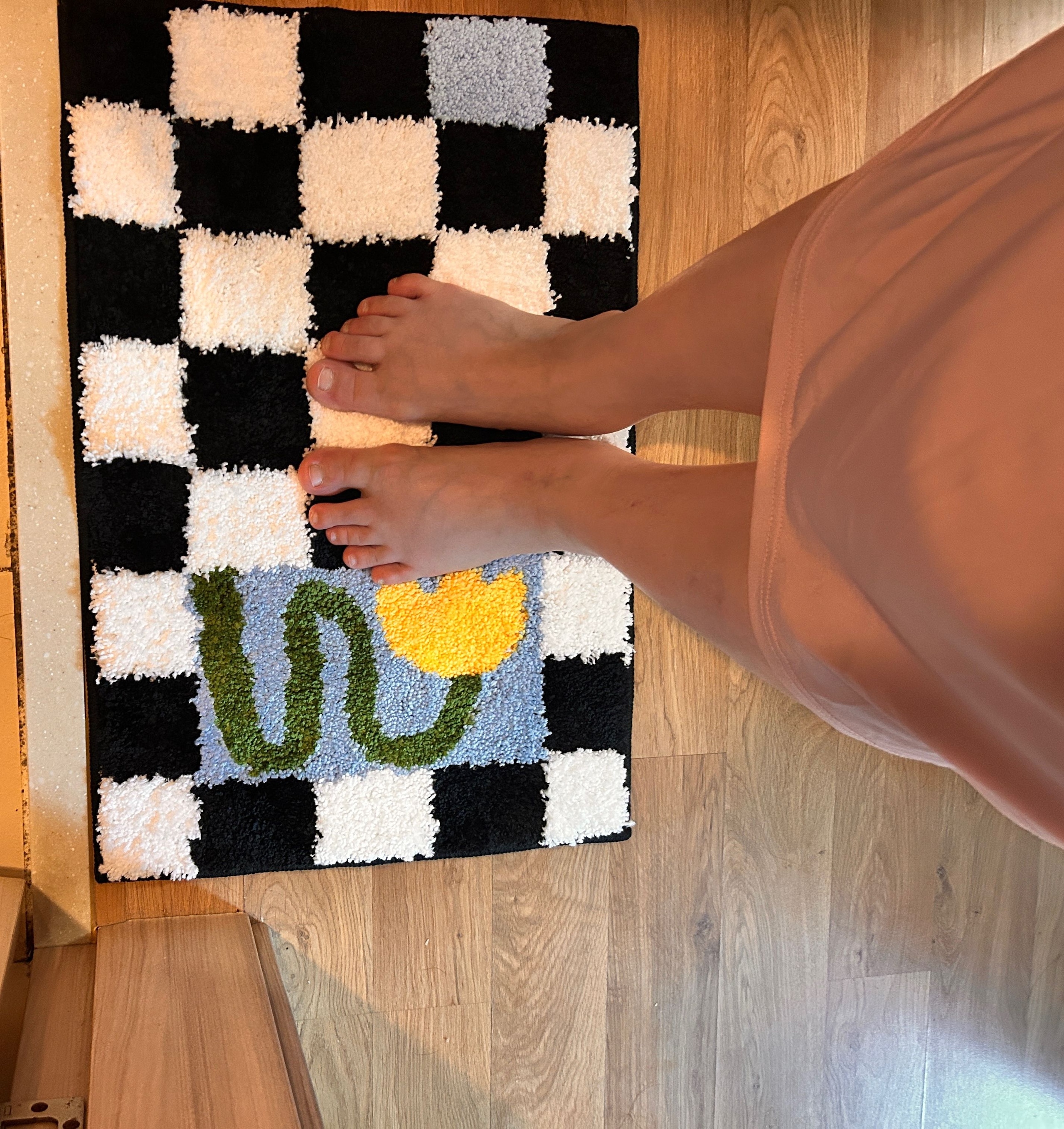 Checker Bloom Accent Rug user photo