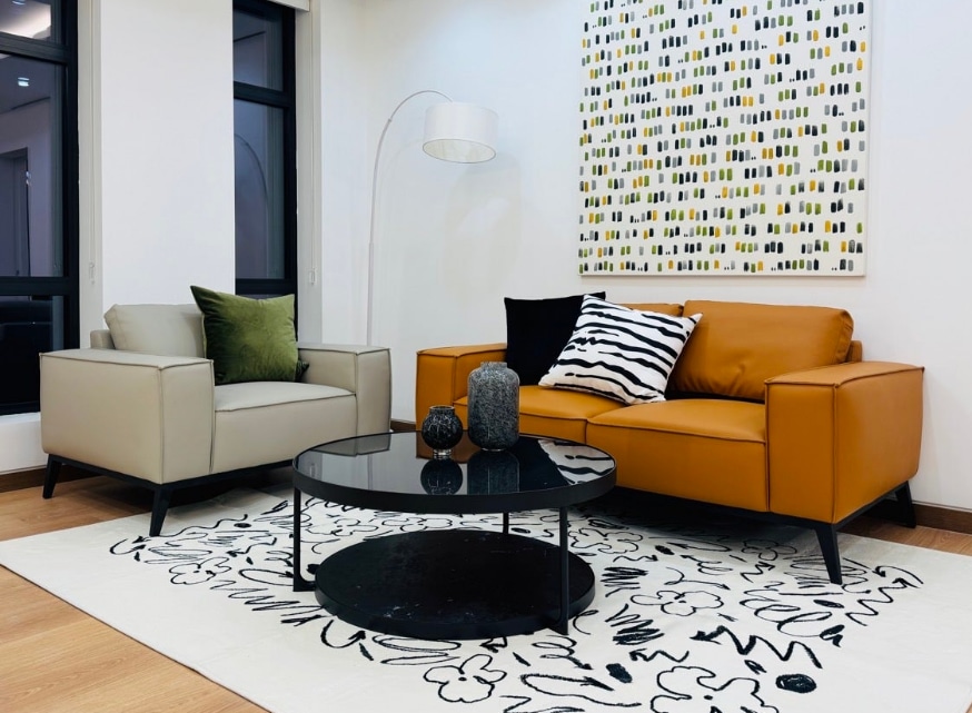 Graffiti Mid-Century Living Room Rug user photo