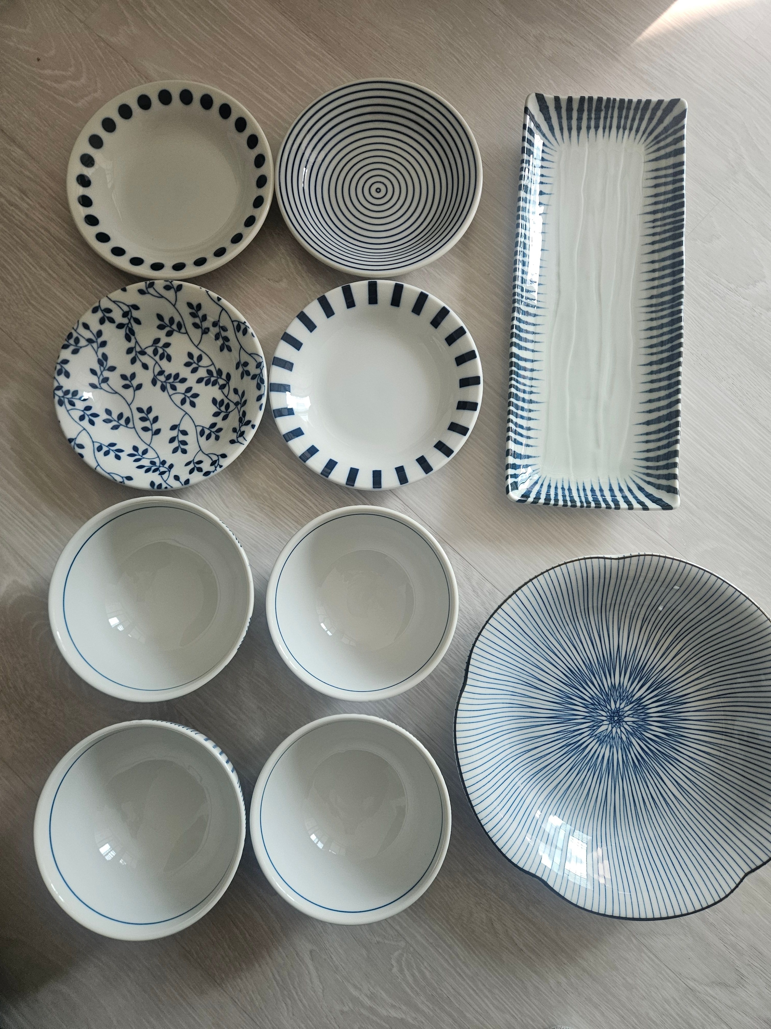 Soft Blue Japanese Table Set for 2 (10-Piece) user photo