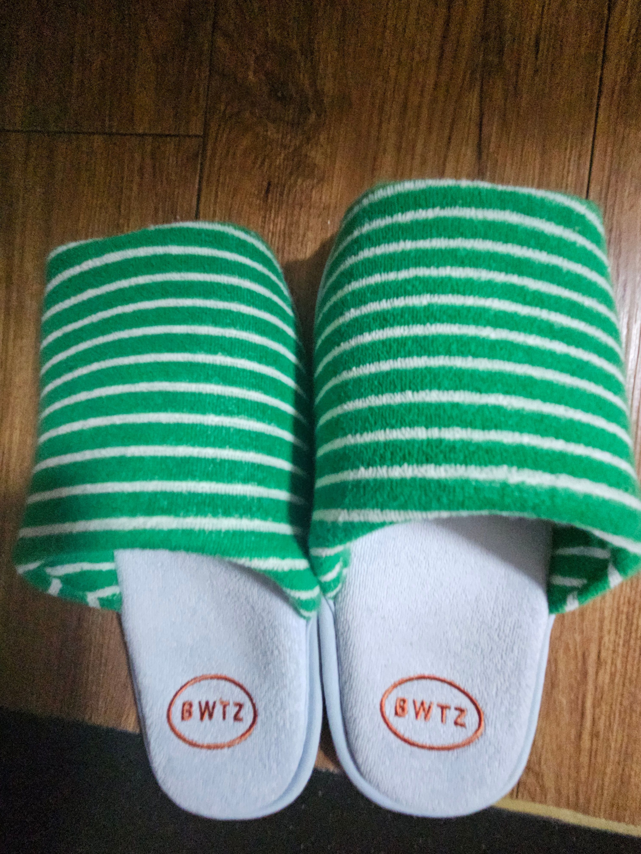 BWTZ Terry Stripe Indoor Slippers user photo