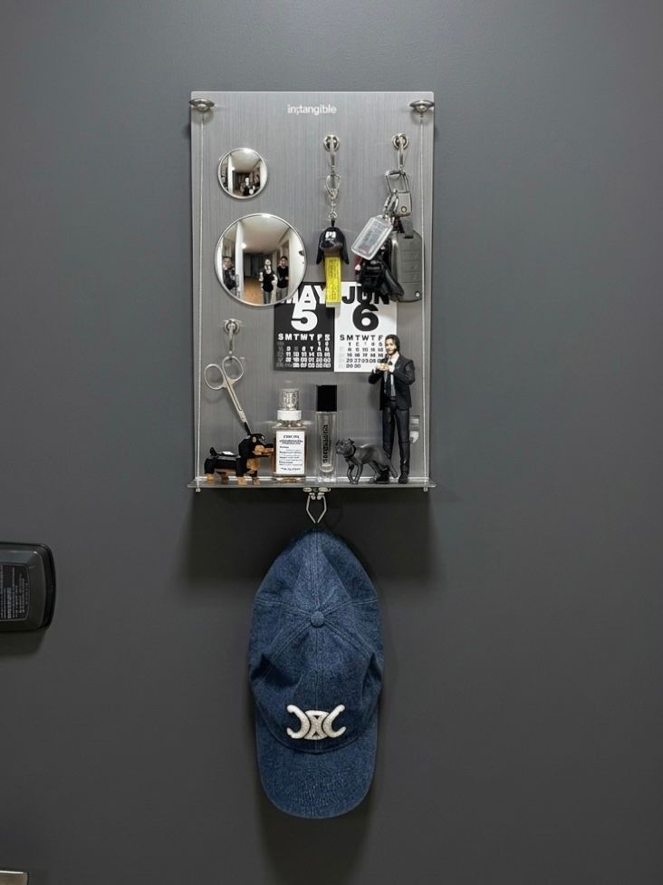 Magnetic Stainless Steel Wall Organizer user photo