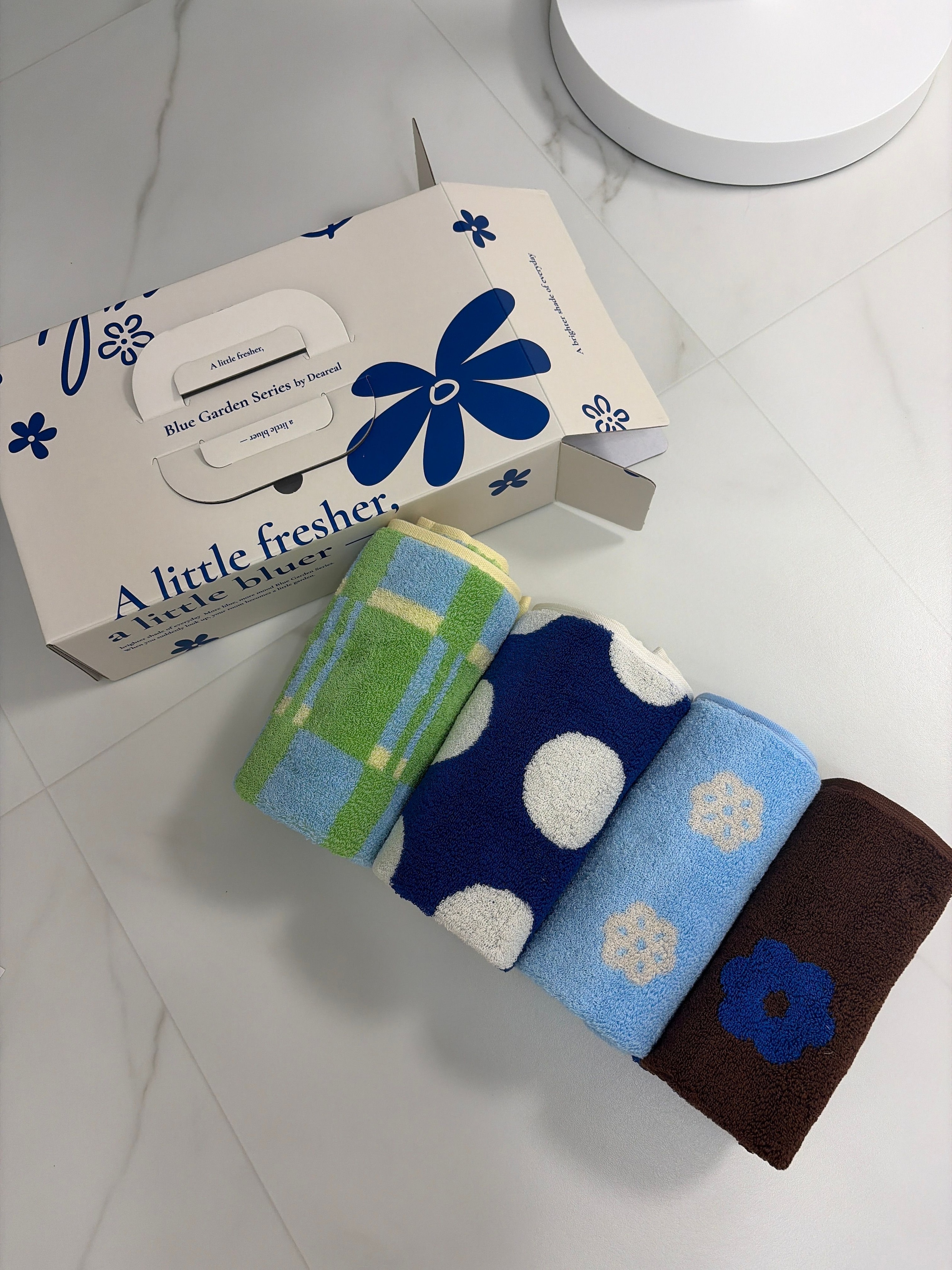 Blue Garden 40s Combed Cotton Hotel Towel Gift Set (4-Piece) user photo