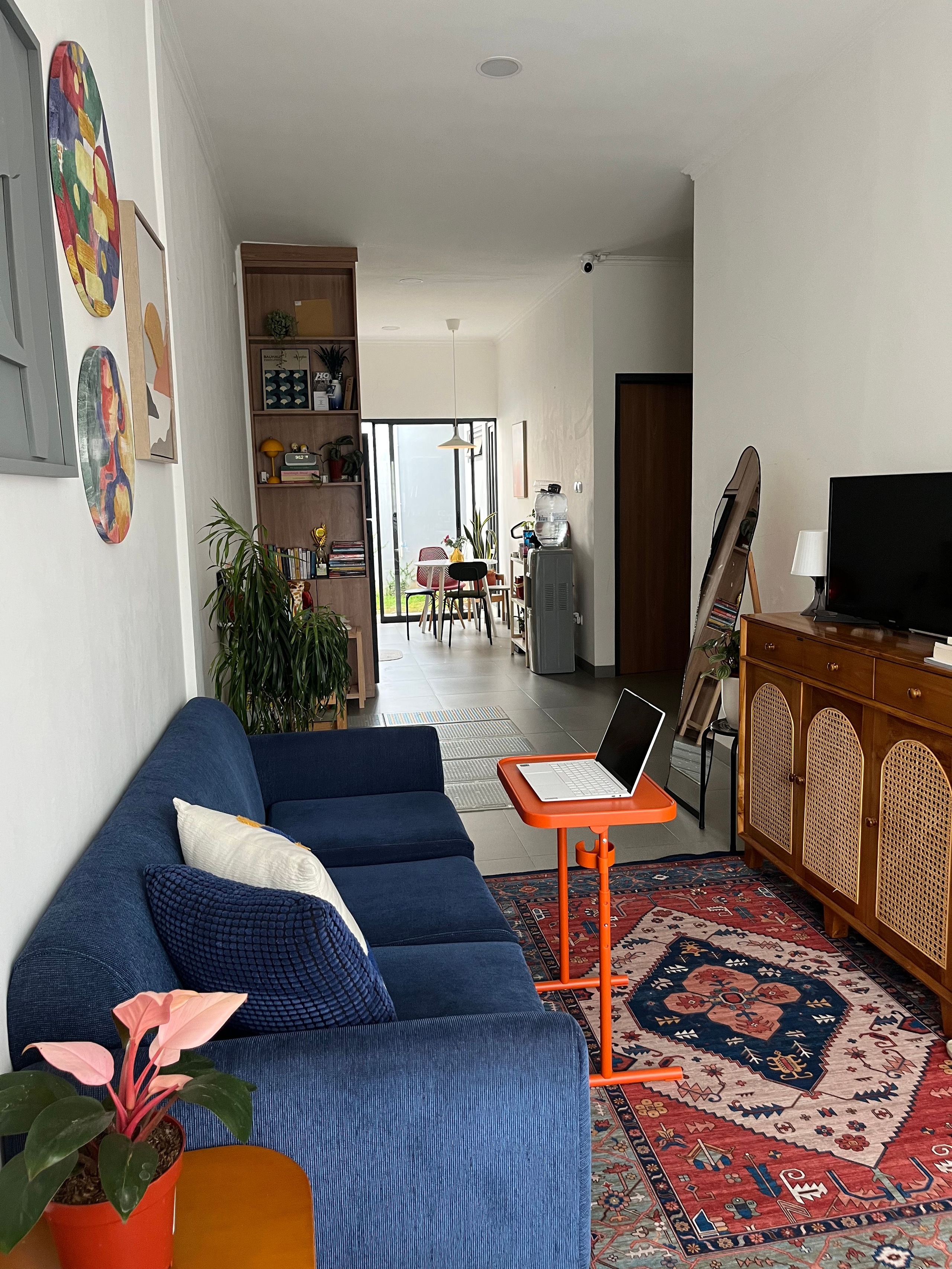IKEA BJÖRKÅSEN Laptop stand, brown-orange | Desks | Ohouse
