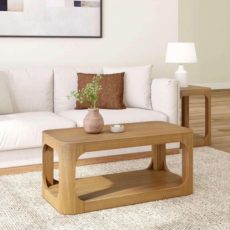 Wayfair Jasmarie 4 Legs Coffee Table with Storage | Coffee & Side