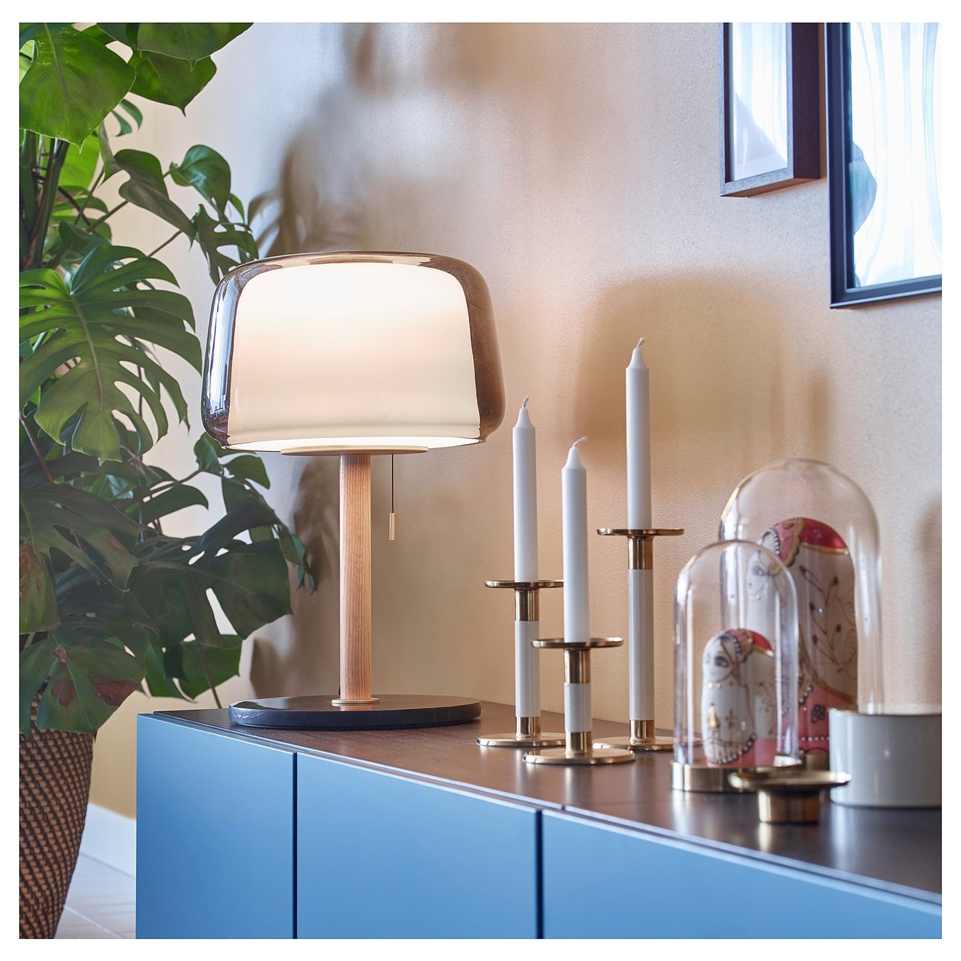 IKEA EVEDAL Table Lamp | Layered Lighting・Scandinavian Design