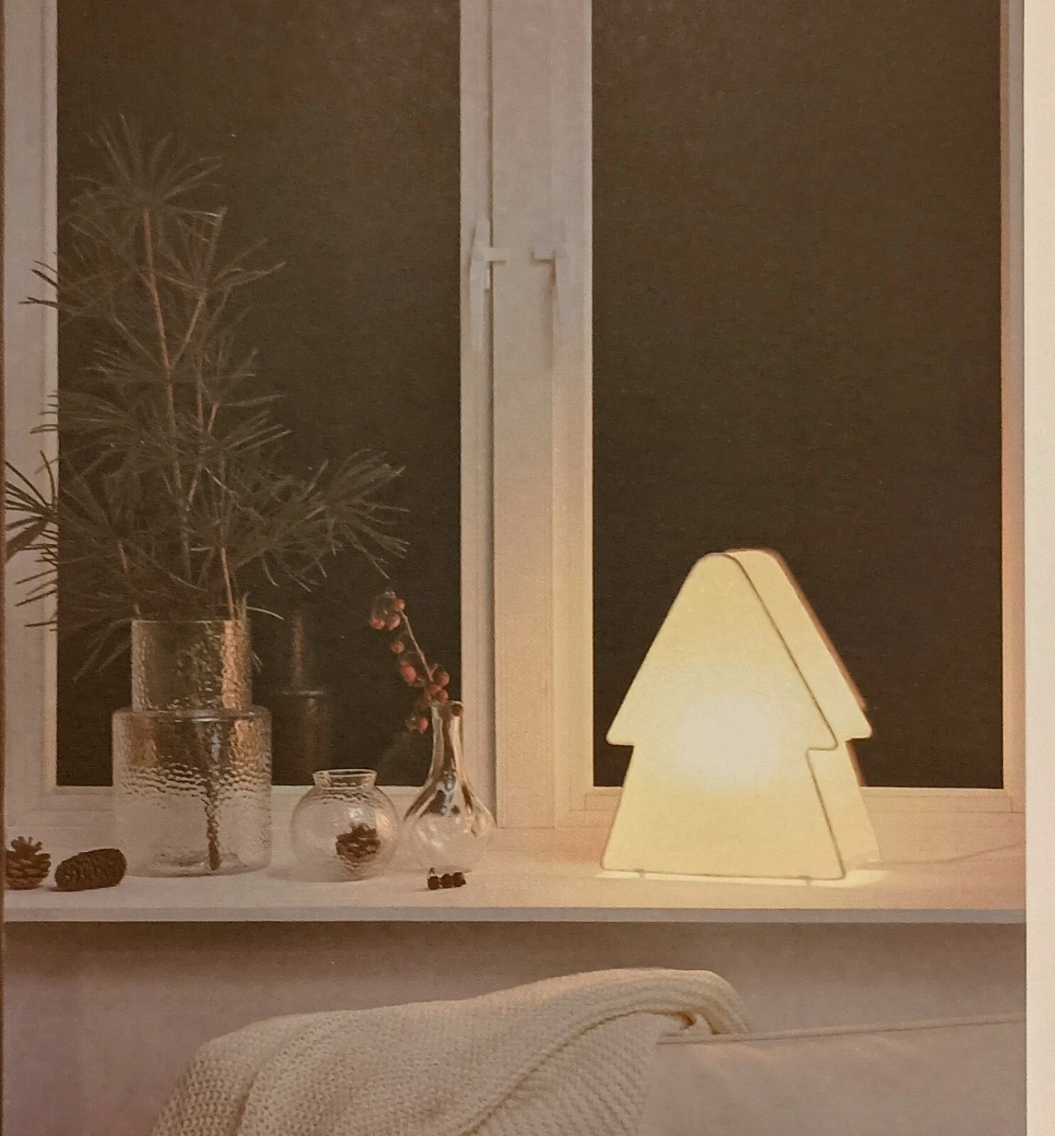 IKEA IKEA STRALA Table Lamp Christmas Tree Shaped White | Decor