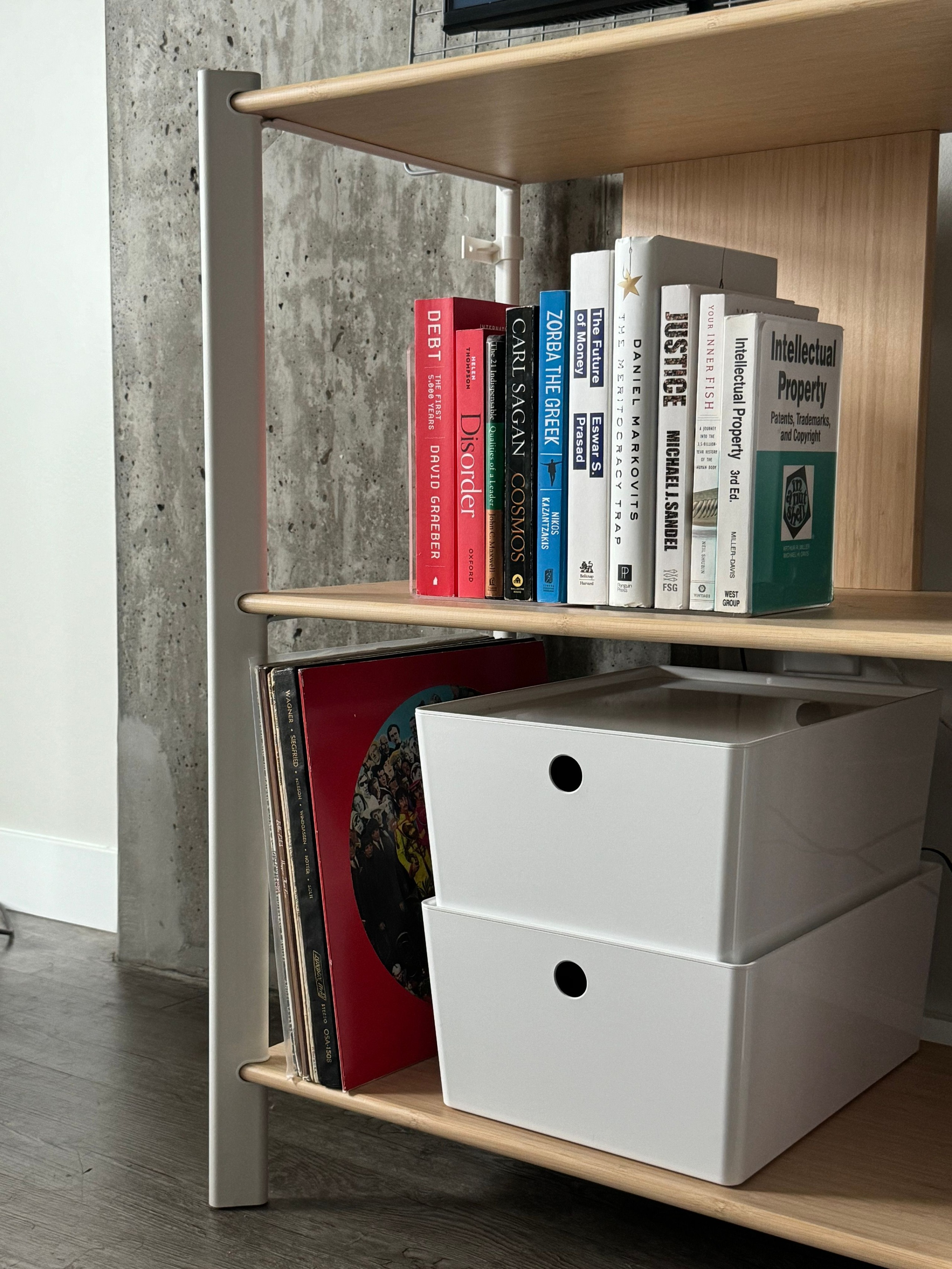 IKEA JÄTTESTA Side Table (2 colors) | Open Shelf Modern Design